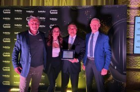 Technical Mention Awarded to KOBELCO Construction Machinery Europe in the Hydraulic Excavators category for SK165SRLC