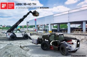 HİDROMEK’s new telehandler won a Design Award from iF Design!
