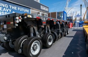 The PST/ES-E (315) with 132,300 lbs axle load without the need of a TMPS and on air-inflated tires