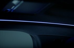 Lighting functions are seamlessly integrated into interior surfaces.