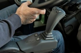 Joystick (can be plugged into the right armrest of the driver's or passenger seat)