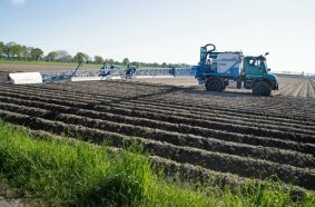 Unimog in agricultural operation