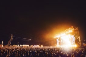The main stage at the festival will be lit using Volvo Penta power.
