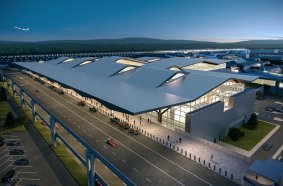Manitowoc crawler cranes assist Pittsburgh airport transformation project