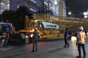 Building up Bangkok with Potain self-erecting cranes