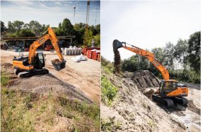 Doosan DX140LC-7 <br> Image source: DOOSAN INFRACORE EUROPE
