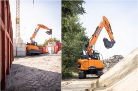 Doosan DX140LCR-7 <br> Image source: DOOSAN INFRACORE EUROPE
