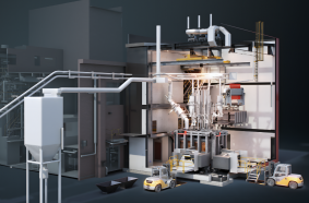 Visualization of Metso DRI Smelting pilot plant