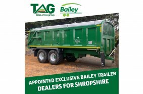 Tallis Amos Group (TAG) Appointed Exclusive Bailey Trailer Dealers for Shropshire