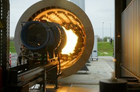 Already using renewable fuels today: Benninghoven EVO JET burners can also burn biomass-to-liquid fuel (BtL) or wood dust.