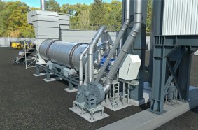 The Benninghoven REVOC system reduces a large part of the total carbon emissions. This achieves a higher recycling rate and allows for more sustainable asphalt production.