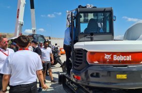Bobcat stand in Hillhead fair