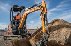 CASE CX25EV Electric Mini Excavator