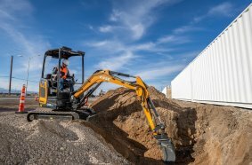 CASE CX25EV Electric Mini Excavator