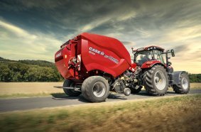 CASE-IH RB 456 HD PRO on the road