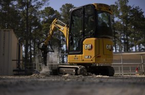 Caterpillar announces four battery electric machine prototypes will be on display at bauma 2022, including the 301.9 Mini Excavator.