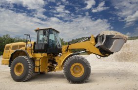 Caterpillar announces four battery electric machine prototypes will be on display at bauma 2022, including the 950 GC Medium Wheel Loader.