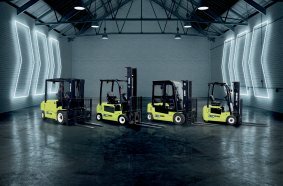 The Clark electric forklift truck series with lithium-ion technology