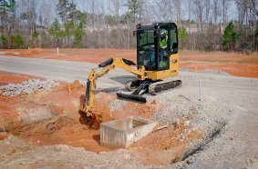 The Cat 301.8 Mini Excavator