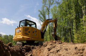 Cat 306 CR Mini Excavator with new MHE Ease of Use technology.