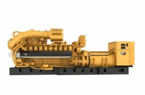 The new Cat G3520 3.1 MW Fast Response Gas Generator Set