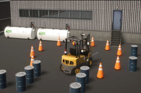 CM Labs upgrades Forklift Simulator Training Pack for Ports and Construction
