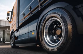The new Conti Eco Gen 5 truck tire line combines low rolling resistance with high mileage