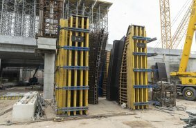 The usage of pre-assembled, customized formwork was one of the success factors of the project.