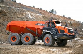 DEVELON DA45-7 articulated dump truck