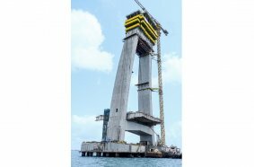 Doka formwork solution delivers one of India’s largest cable stay bridges 