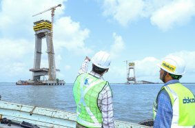 Doka formwork solution delivers one of India’s largest cable stay bridges