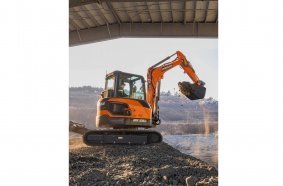 Doosan Launches New DX50Z-7 and DX55R-7 Mini-Excavators <br> Image source: Doosan Infracore Europe s.r.o.