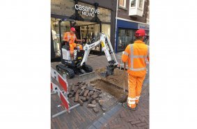 Bobcat E10e Excels in Inner City Work in the Netherlands