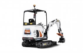 UK Debut for Bobcat E19e Electric Excavator at Executive Hire Show