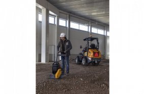With the electric vibration plate GP1950E and the electric wheel loader G2200E, GIANT supports sustainable construction projects.