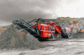 Also running in the demonstration area will be the C-1540+ cone crusher and J-1170+ jaw crusher