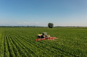 The row crop cultivator is extremely versatile