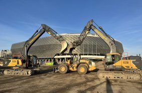 Sweden's largest fossil-free worksite advances to 50% electric operation with Volvo Construction Equipment