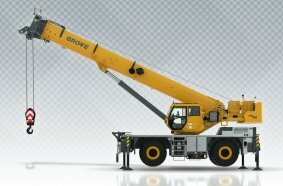 The new Grove GRT780 rough-terrain crane.