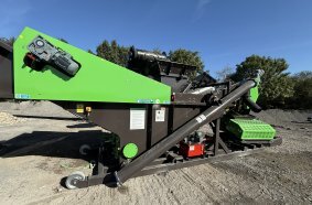 The HAKO WS 1200-1600 lightweight material separator now complements the MESDA portfolio and ensures the highest product quality.