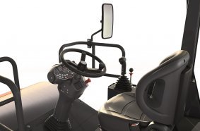 The operator's platform on the new Hamm HC 119 and HC 129 compactors offers plenty of comfort and simple operation.