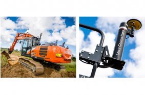 First HCME Customised Solutions Zaxis-7 excavator with factory-fitted Leica Geosystems 3D machine control solution arrives in France