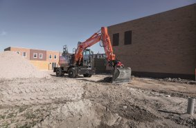 Hitachi ZX150W-7 wheeled excavator