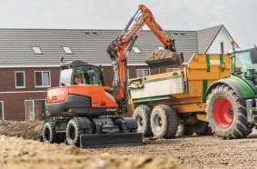 HITACHI ZX95W-7 WHEELED EXCAVATOR