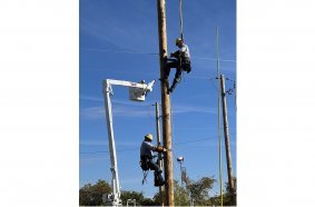 Custom Truck One Source and Terex provided four Terex Optima TC55 aerial devices for the Hurtman Rescue.