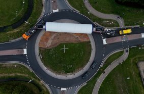 Wind Transport for Wind Farm A2 Lage Rooijen