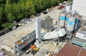 Innovative Technology: EUROMIX® 3300 SPACE by SBM produces UHPC (Ultra High Performance Concrete) for Wind Turbine Towers. Credits: SBM Mineral Processing (reprint free of charge if mentioned)