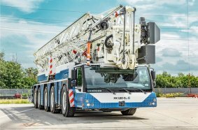 Liebherr’s range of mobile construction cranes is expanding: the MK 120-5.1 is capable of lifting up to 2,100 kilograms at the jib head.