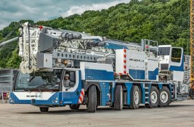 The five-axle crane is a perfect fit for the tried-and-tested taxi crane concept and can cover several sites in one day.