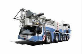  Liebherr displays the MK 140-5.1 – the strongest Liebherr mobile construction crane at a load capacity of up to 8,000 kilograms – at the Intermat.